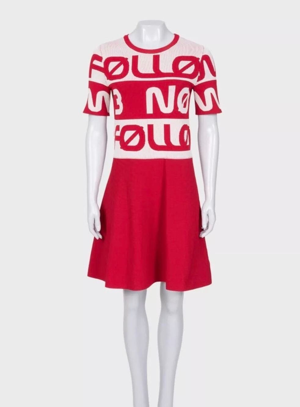 Red Valentino Fitted Printed Dress - Size M